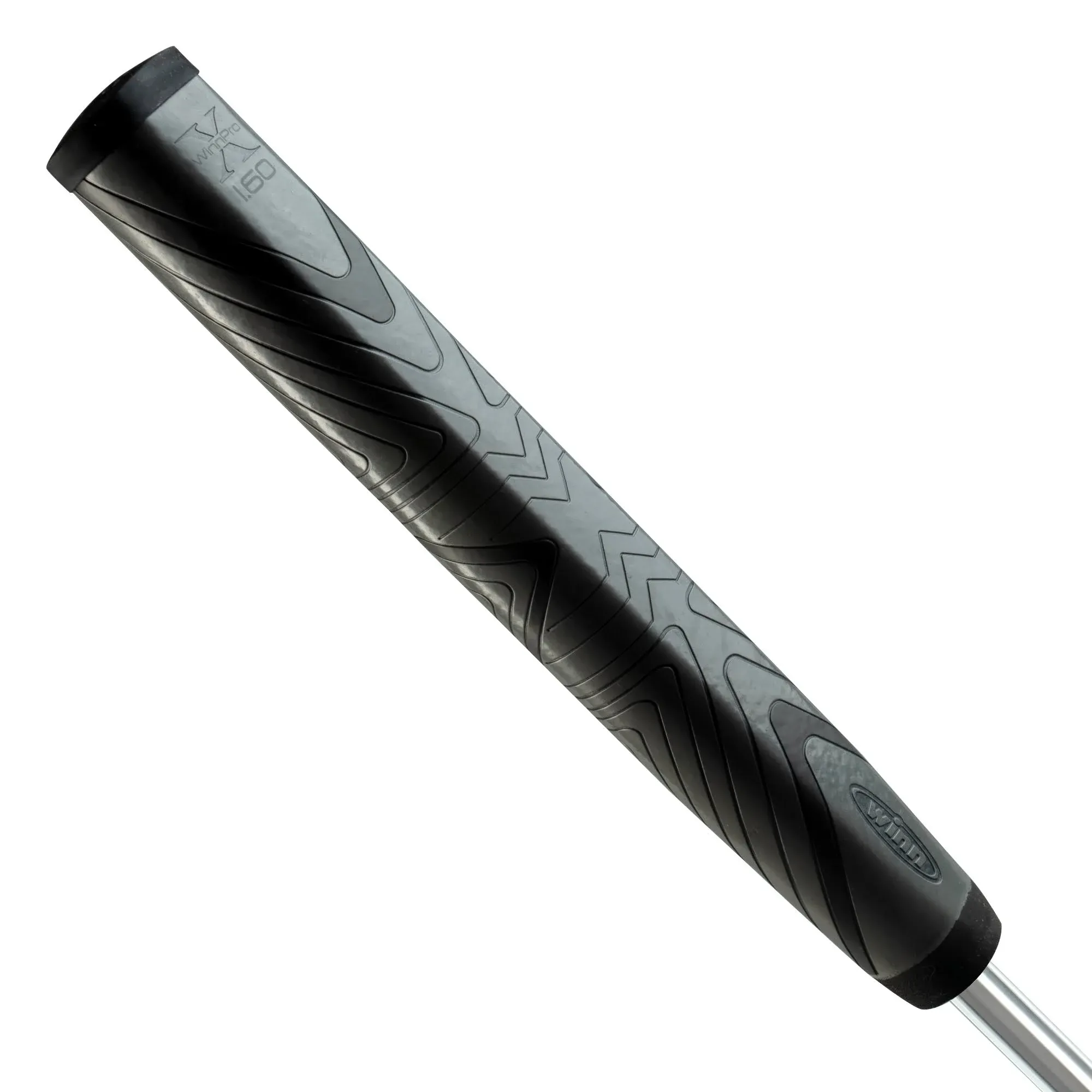 Winn Pro X 1.60 Putter Grip (Super Jumbo, Gray/Black), Pro X 1.60 WPX60-DG