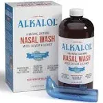 Alkalol Natural Soothing Mucus Solvent and Cleaner Nasal Wash (16 fl oz)