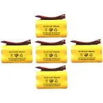 Batteryhawk, LLC (5 Pack) DAA700MAH4.8V BL93NC487 DAA700MAH4.8V Ni-CD AA 700mAh 4.8V McNair AA600mAh Unitech AA700MAH Aa500mah BL93NC484