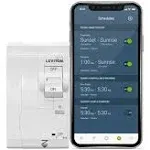 Leviton LB215-ST 2nd Gen Smart Circuit Breaker with Remote Control, Standard, 2-Pole 15 Amp, 120/240-Volt and 120/208-Volt, 10kA Interrupt Rating