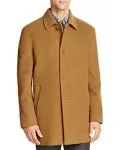 Cole Haan Camel Wool-Blend Coat