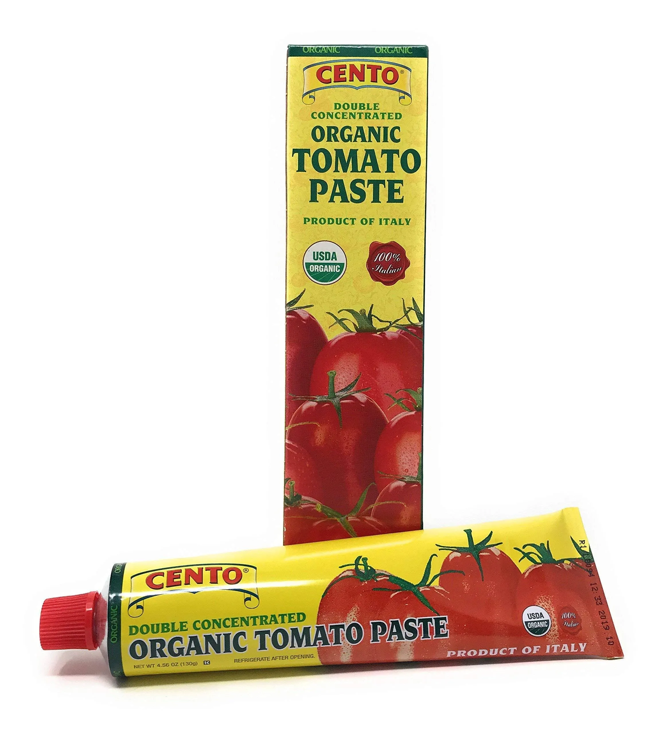 Cento Double Concentrated Organic Tomato Paste - 2 4.56 oz Tubes