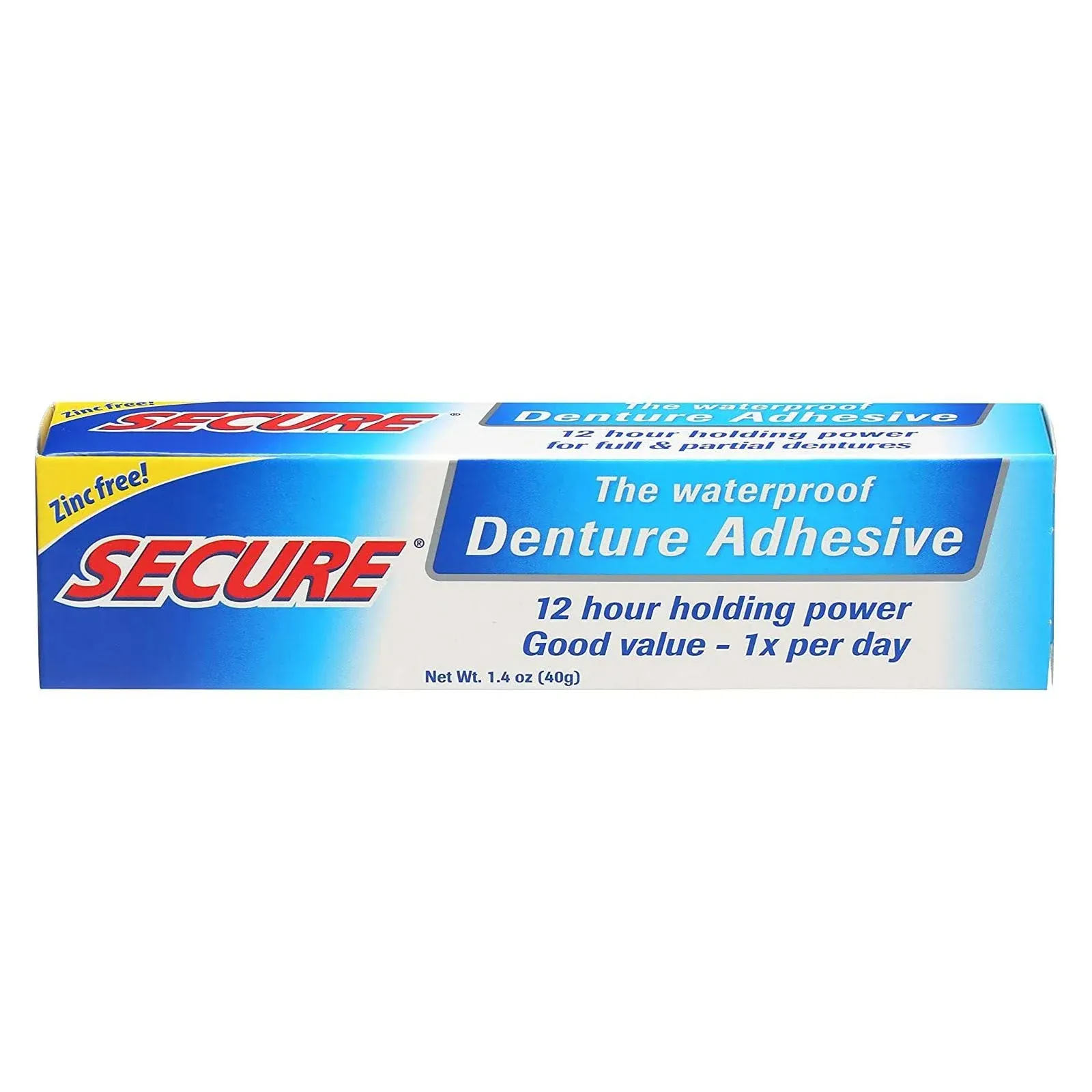 Secure Denture Adhesive - 1.4 oz