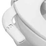 SAMODRA Ultra-Slim Bidet Attachment for Toilet - Dual Nozzle (Frontal & Rear Wash) Hygienic Bidets for Existing Toilets - Adjustable Water Pressure