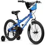 Schwinn Koen & Elm Toddler and Kids Bike, 18-inch Wheels, Training Wheels Included, Blue