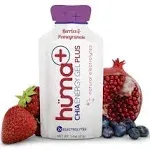 Huma Plus (Double Electrolytes) - Chia Energy Gel Berries & Pomegranate 12 Gels - Stomach Friendly Real Food Energy Gels