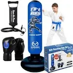 Kids Punching Bag Toy Set, Inflatable Boxing Bag Toy for Boys Age 3-12, Ninja...