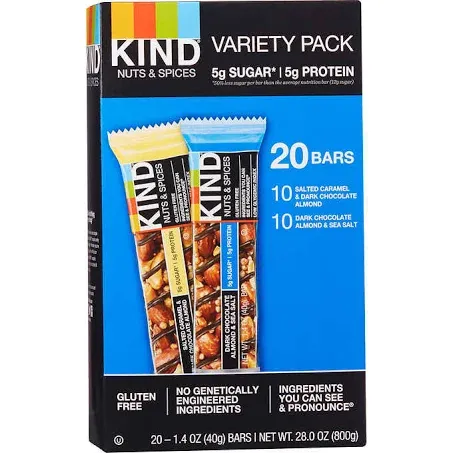 KIND Nuts & Spices Bars Variety Pack