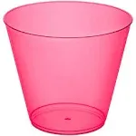 Neon Pink Tumbler 9oz 25ct