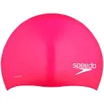 Speedo Silicone Long Hair Cap Silver