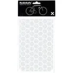 RydeSafe Reflective Decals - Hexagon Kit - Large (White)