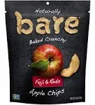 Bare Fruit Naturally Baked Crunchy Apple Chips, Fuji & Reds, No Added Sugar or Oil, Fat Free, Gluten Free & Non-GMO, 3.4 Ounce (Pack of 12)