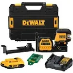 DeWalt DCLE34520G 20V MAX* 5 Spot Green Line Laser