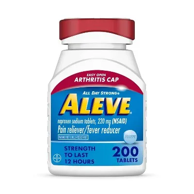 Aleve Naproxen Sodium Arthritis Pain Reliever & Fever Reducer Tablets (NSAID)