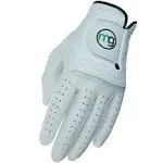 New Master Grip Dyna Grip Elite Men&#039;s White Leather Golf Glove ML LEFT Hand