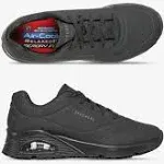 Skechers Work Uno SR-108021 9.5 Women's Black Shoe