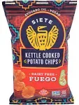 Siete Fuego Kettle Cooked Potato Chips, 5.5 oz.