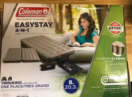 Coleman EasyStay(TM) 4-N-1(TM) Single High Airbed - Twin/King