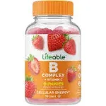 B Complex Gummies with Vitamin C for Adults