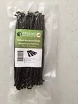 2oz Madagascar Organic Vanilla Beans Extract Exclusive Grade B. Certified USDA Organic | Weight - 2 Ounces (1/8 lb) by Fitnclean Vanilla Bulk Dry