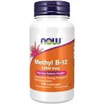 NOW Foods Supplements, Methyl B-12 (Methylcobalamin) 1,000 mcg, Nervous System Health*, 100 Lozenges