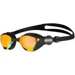 Arena Cobra Tri Swipe Mirror Goggles Yellow Copper Black