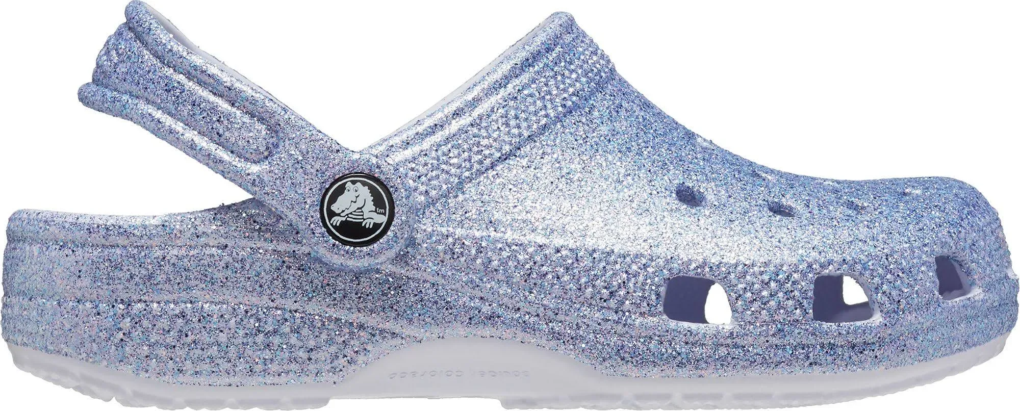 "Kids' Classic Glitter Clog In Frosted Glitter"