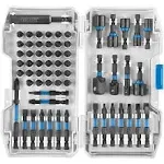 HART 68-Piece Impact Driver Bit Set with Storage Case, Torsion Zone