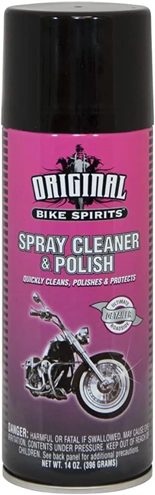 Spray Cleaner and Polish - 14 Ounce - 1039615 - The Ultimate Motorcycle Cleaner in a Can to Make Any Vehicle Shine, Cleans, Polishes and Protects