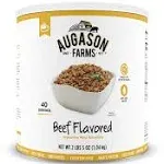 Augason Farms Beef Flavored Vegetarian Meat Substitute 2 Lbs 5 OZ No. 10 Can