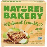 Nature's Bakery Oatmeal Crumble, Apple, 6 Pack - 6 pack, 1.41 oz packs