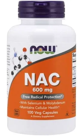 NOW Foods - NAC 600 mg - 100 VCaps