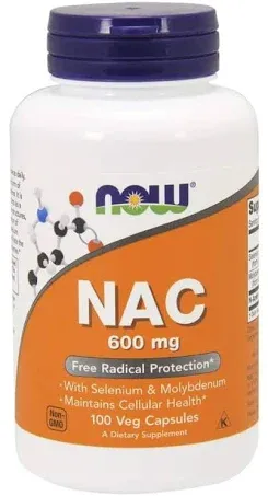 NOW Foods - NAC 600 mg - 100 VCaps