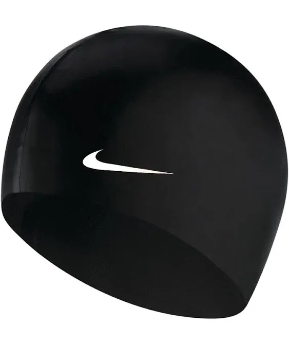 Nike Swim Solid Silicone Swim Cap, Green