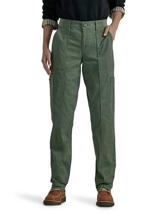 Lee Women's Petite Ultra Lux Comfort with Flex-to-go Utility Pant