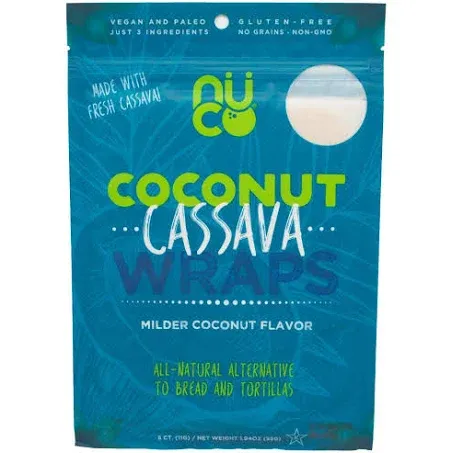 Nuco - Coconut Wraps - Cassava 55g