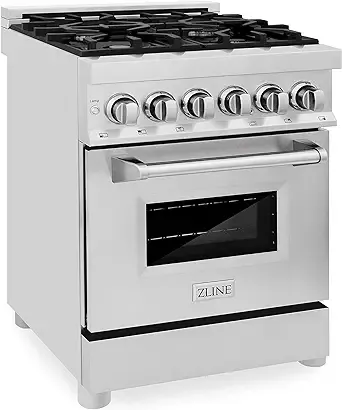 ZLINE 24" Dual Fuel Range Stainless Steel