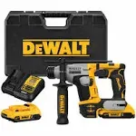 Dewalt ATOMIC 20V MAX 5/8 in. Brushless Cordless SDS Plus Rotary Hammer Kit DCH172D2