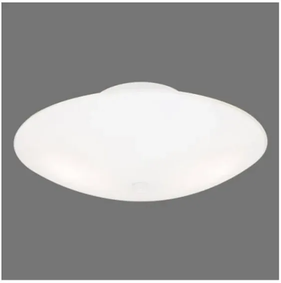 Westinghouse 66242 6624200 Two-Light Semi-Flush-Mount Interior Ceiling Fixture, Finish with White Glass