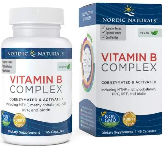 Nordic Naturals - Vitamin B Complex - 45 Capsules