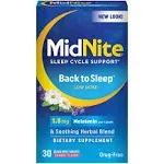 Midnite, Sleep Cycle Support, Low Dose, Cherry