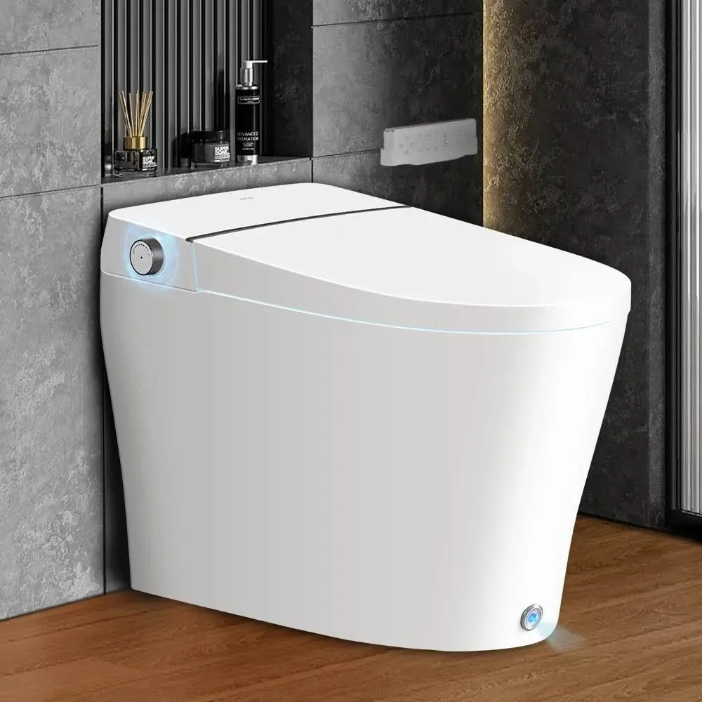 Smart Bidet Toilet with Tank Built in, Auto open/close,Hea<wbr/>ted Seat,Warm Water...