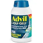 Advil Liqui-Gels Ibuprofen, 200 mg, Minis, Capsules - 200 capsules