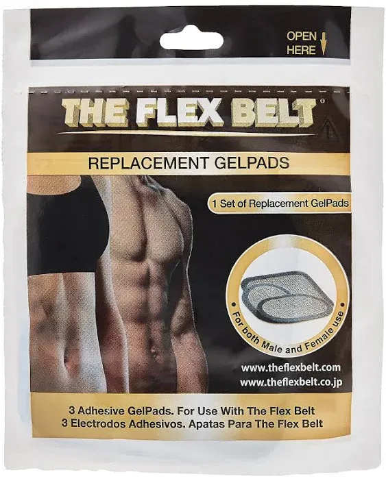 The Flex Belt Gel Pads for Abdominal Toning System (One Set)