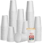 RACETOP Disposable Paper Coffee Cups 12 oz 100 Pack