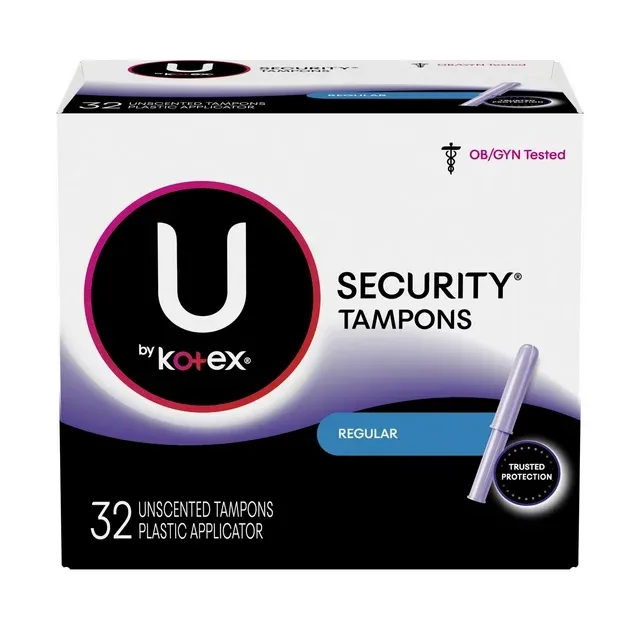 U by Kotex Security Regular Tampons