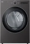 DLEX4200B LG 7.4 Cu. ft. Ultra Large Capacity Smart Wi-Fi Enabled Front Load Electric Dryer with TurboSteam - Black Steel