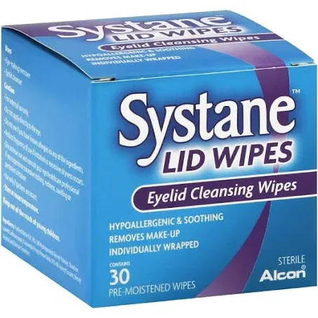 Eyelid Cleansing Wipes - 30 Wipes