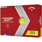 Callaway Chrome Soft Triple Track Yellow Used Golf Balls - golfballs.net