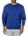 Champion Men's Powerblend Fleece Pullover Crew Surf The Web / S